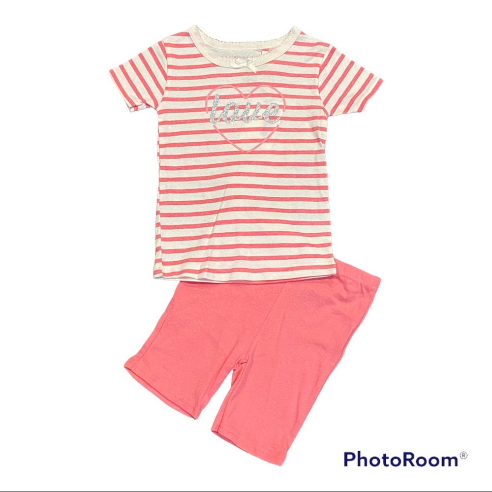 Jessica Simpson Love shorts PJ set